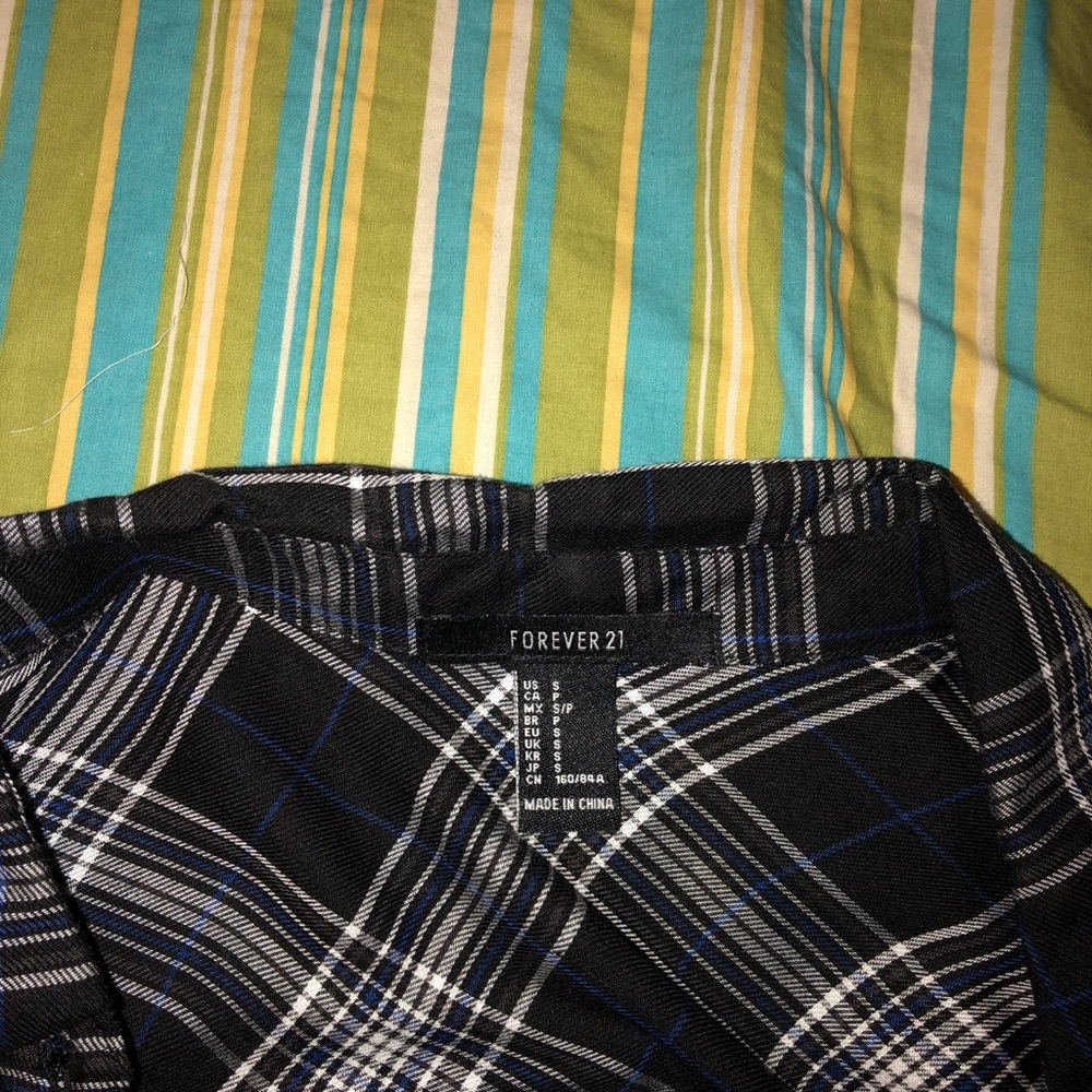 Black flannel
